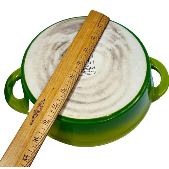 Denby Casserole Green Cream with Lid Pottery Ceramic UK - Picture 8 of 10